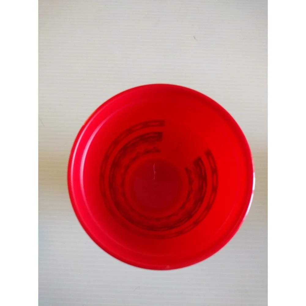 Starbucks Plastic Reusable Cup With Lid 2013‎ Christmas Holiday Hot Coffee 16oz